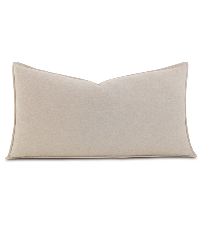 Brera Flannel King Sham in Bisque - ,