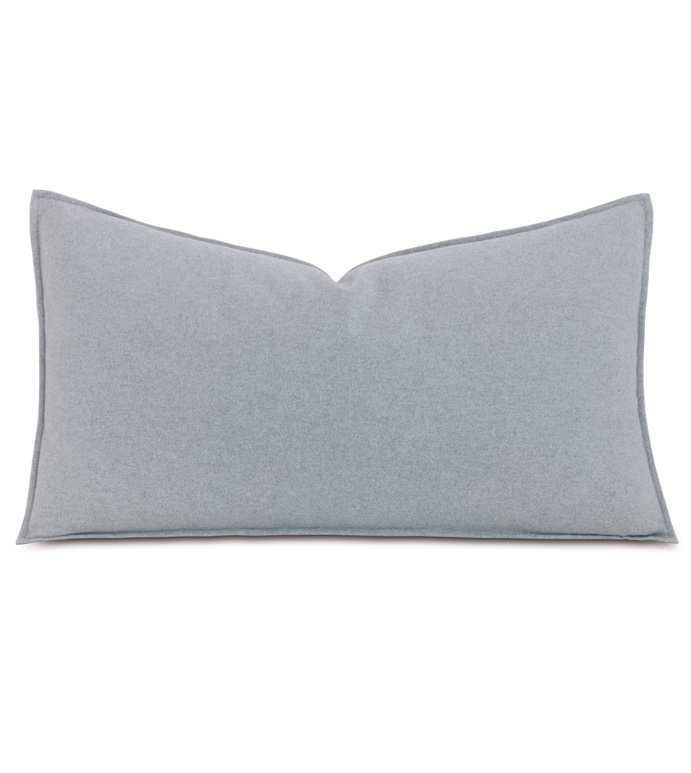 Brera Flannel King Sham in Gray - ,