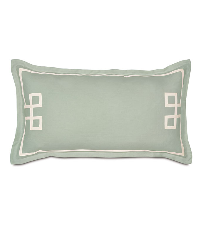 Resort Mint Fret King Sham - ,