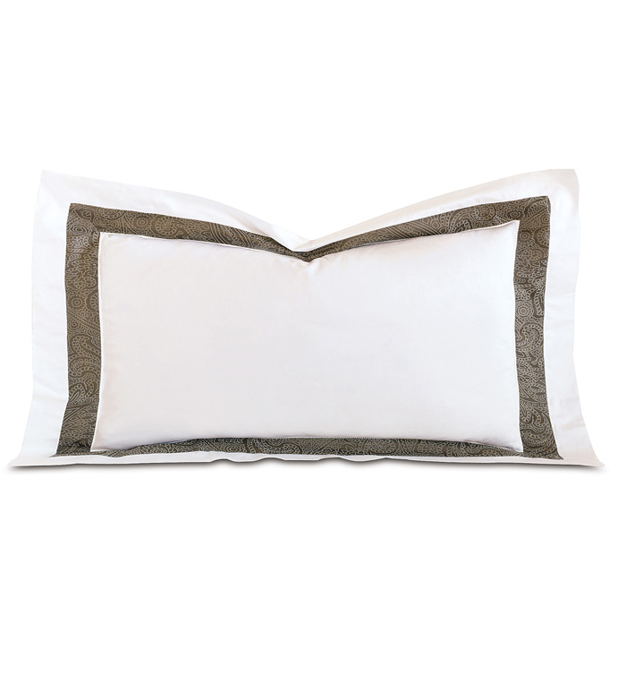 CORNICE WHITE/TRUFFLE KING SHAM - ,