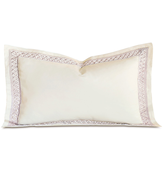 Juliet Ivory/Fawn King Sham - ,