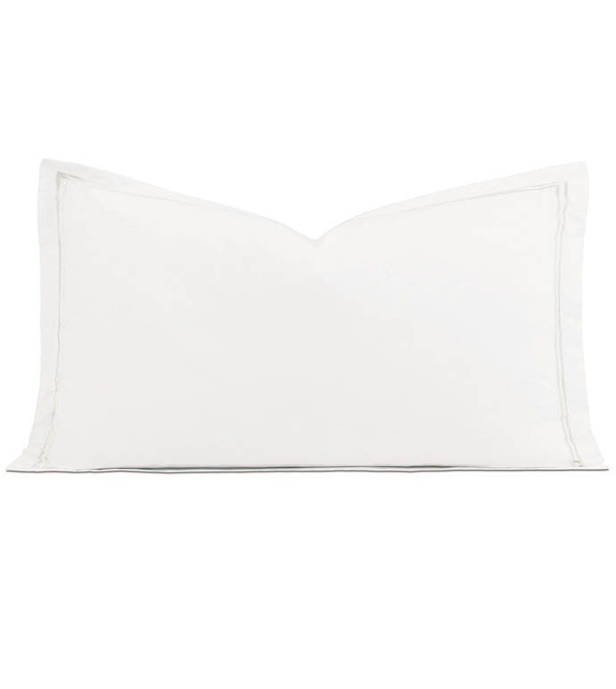 Enzo White/White King Sham - ,