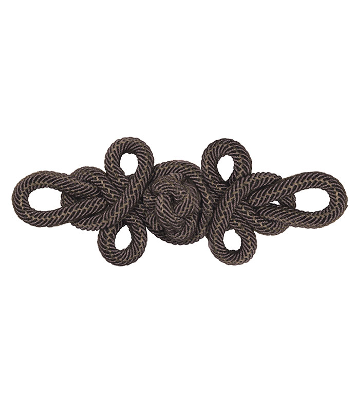 Frog Tie Midnight Poppy