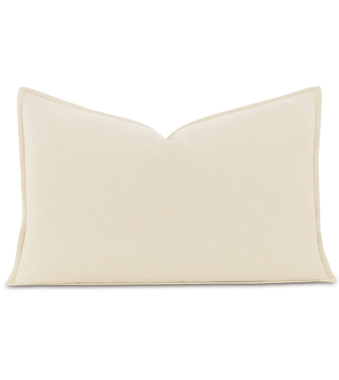 Brera Flannel Queen Sham In Ivory - ,