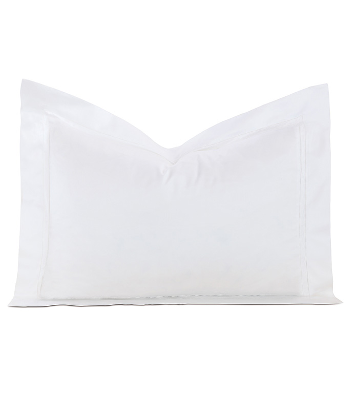 LUSSO WHITE QUEEN SHAM - ,