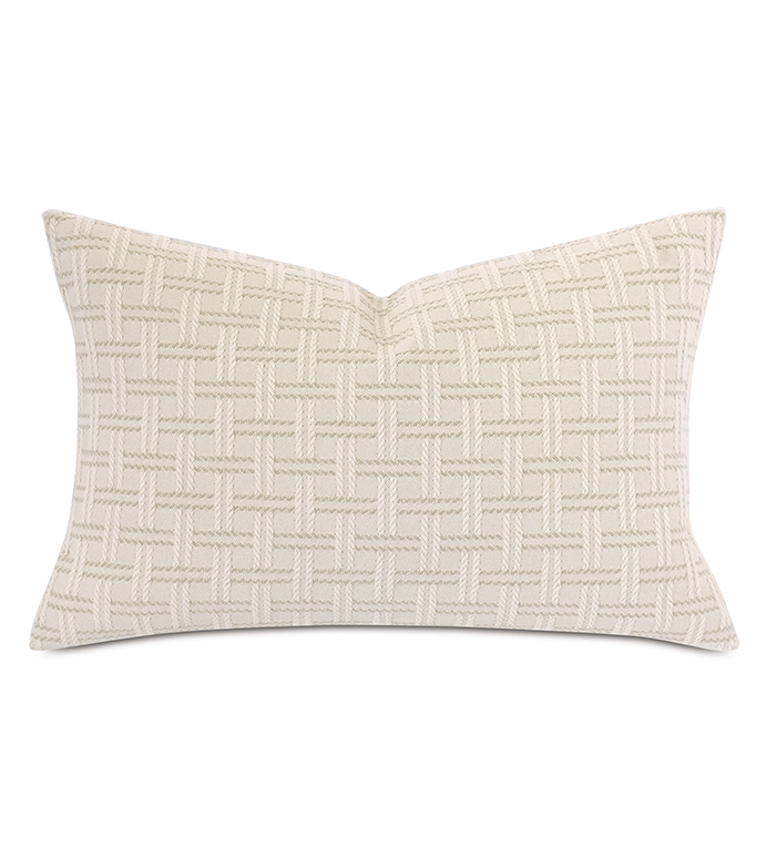 MONTEROSA BASKETWEAVE QUEEN SHAM