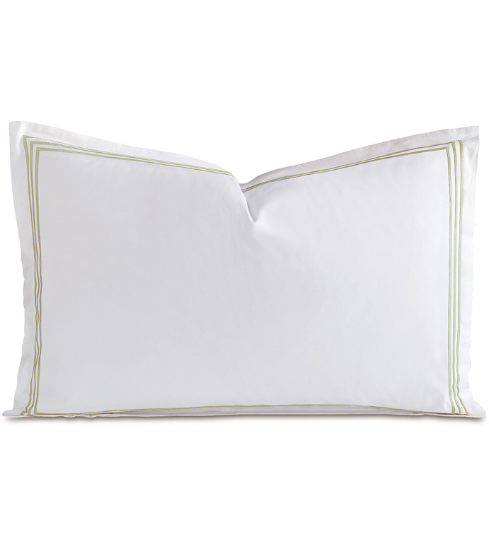 TESSA WHITE/PEAR QUEEN SHAM - ,