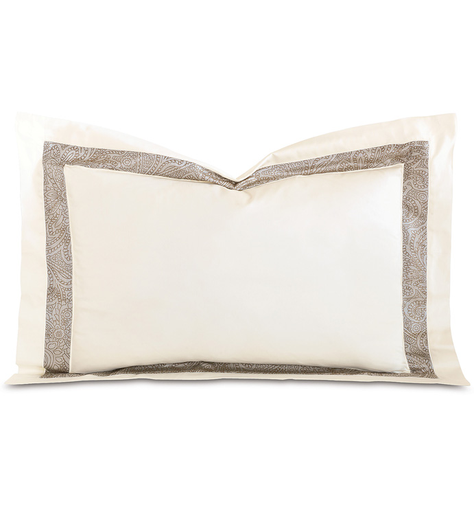 CORNICE LUNETTA IVORY/BISCOTTI QUEEN SHAM - ,