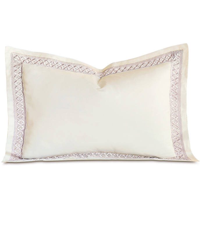 Juliet Ivory/Fawn Queen Sham - ,