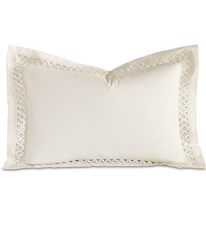 Juliet Ivory/Ivory Queen Sham - ,