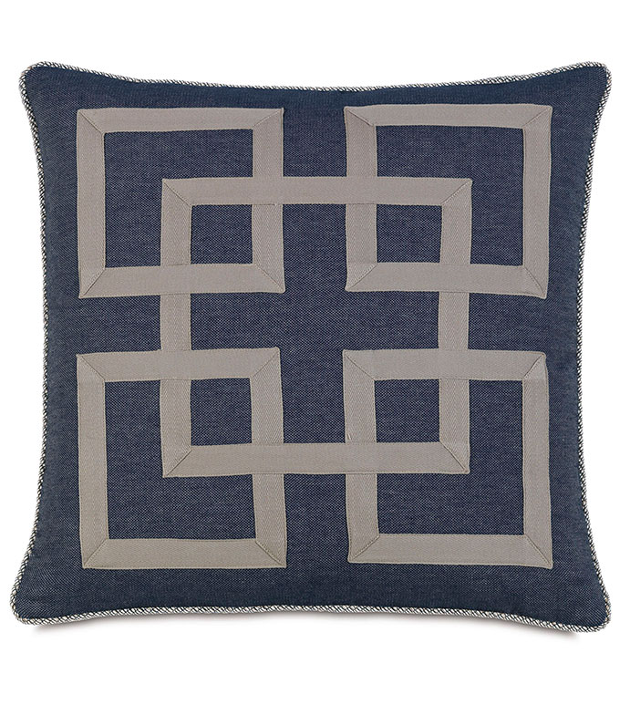 Strauss Denim With Graphic Design - PILLOW,NAUTICAL PILLOW,NAVY PILLOW,DENIM PILLOW,THROW PILLOW,SQUARE PILLOW,COASTAL PILLOW,CUSTOMIZABLE PILLOW,DOUBLE SIDED PILLOW,HIGH END PILLOW,MARINE PILLOW,INDIGO PILLOW