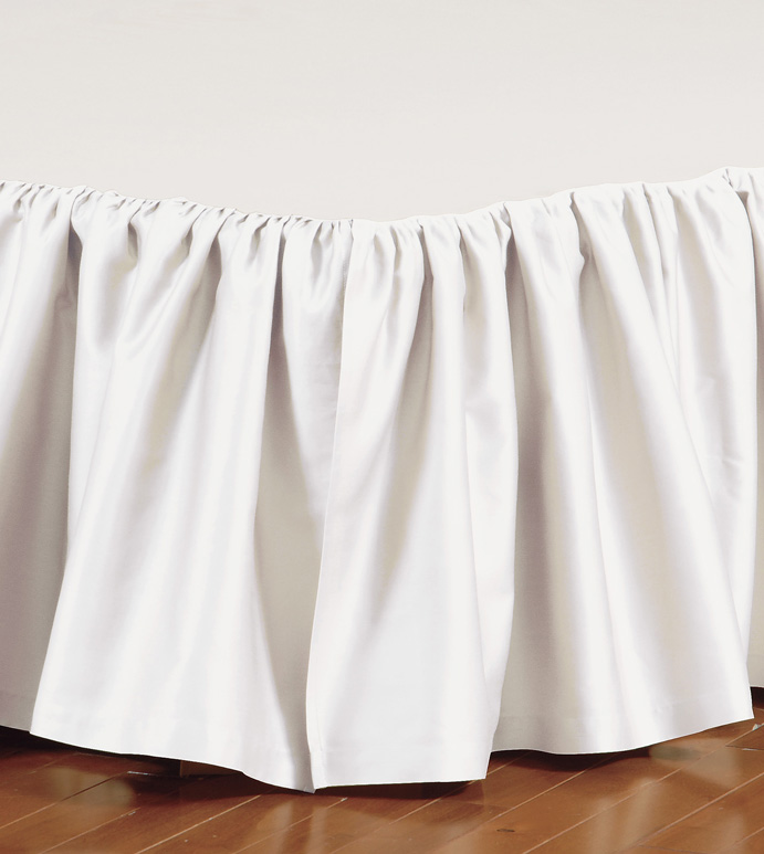 FRESCO CLASSIC IVORY RUFFLED BED SKIRT