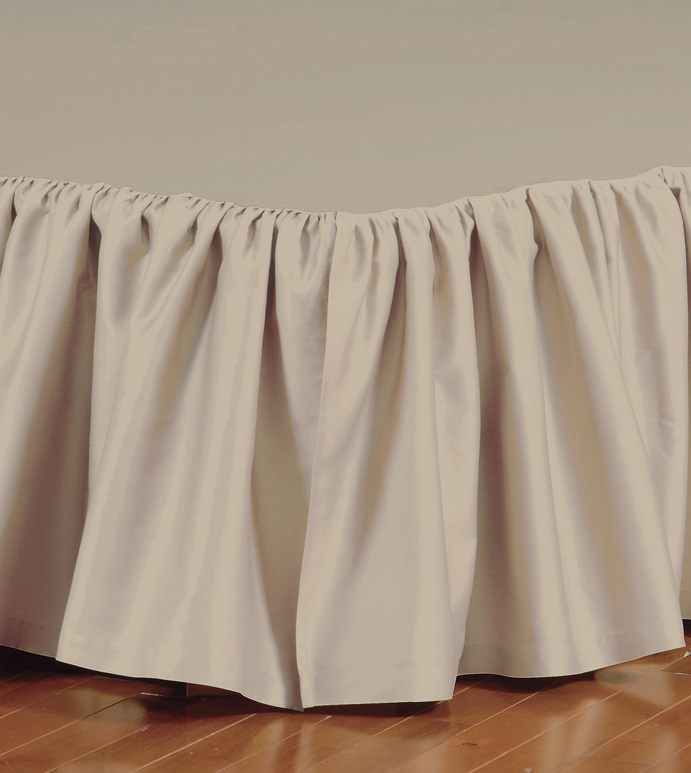FRESCO CLASSIC SABLE RUFFLED BED SKIRT