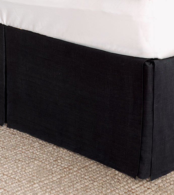 Resort Black Bed Skirt - ,