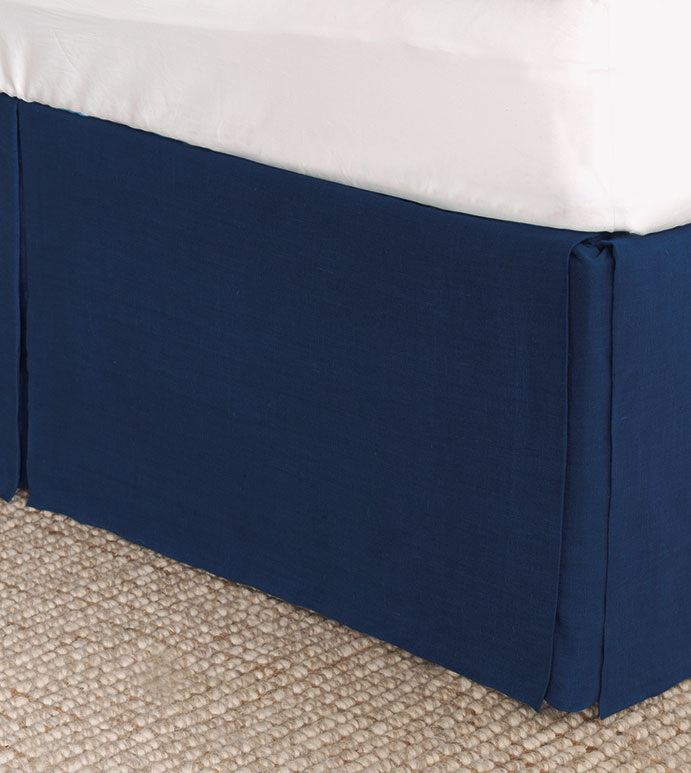 Resort Indigo Bed Skirt - ,