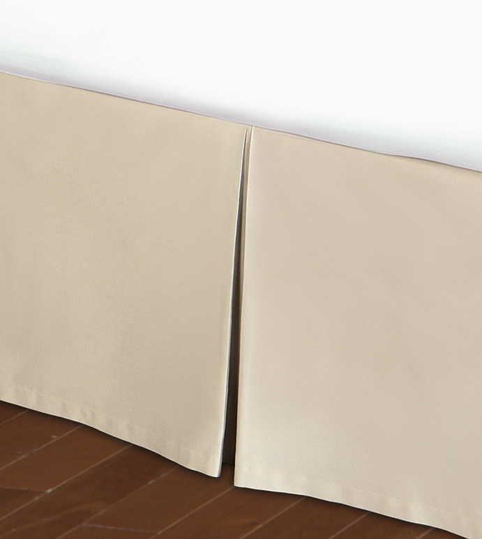 DELUCA ALMOND PLEATED SKIRT PANEL