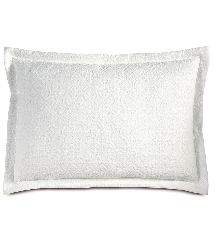 Mea White Standard Sham - ,