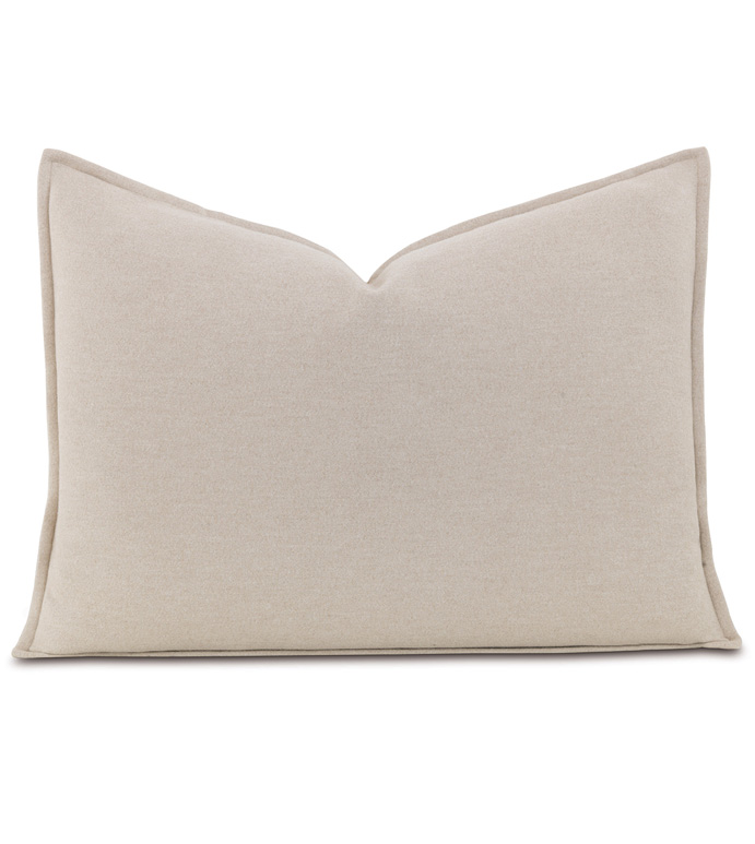 Brera Flannel Standard Sham in Bisque - ,
