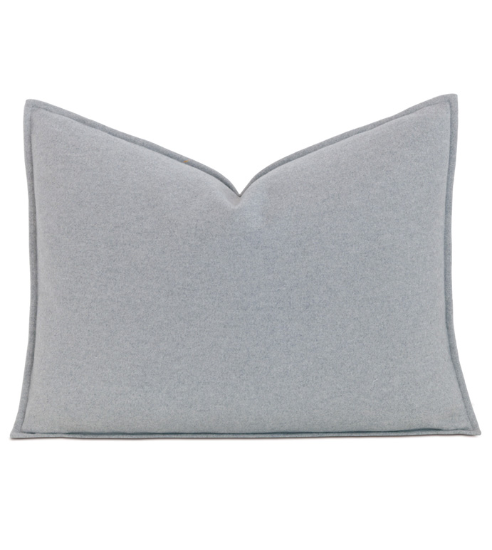 Brera Flannel Standard Sham In Gray - ,