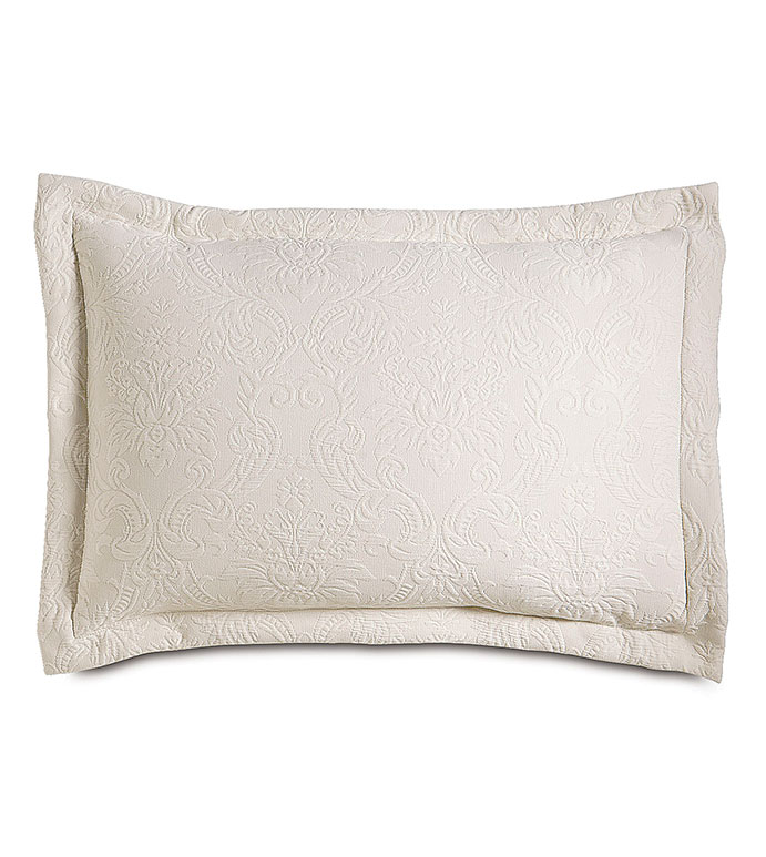Sandrine Ecru Standard Sham - ,
