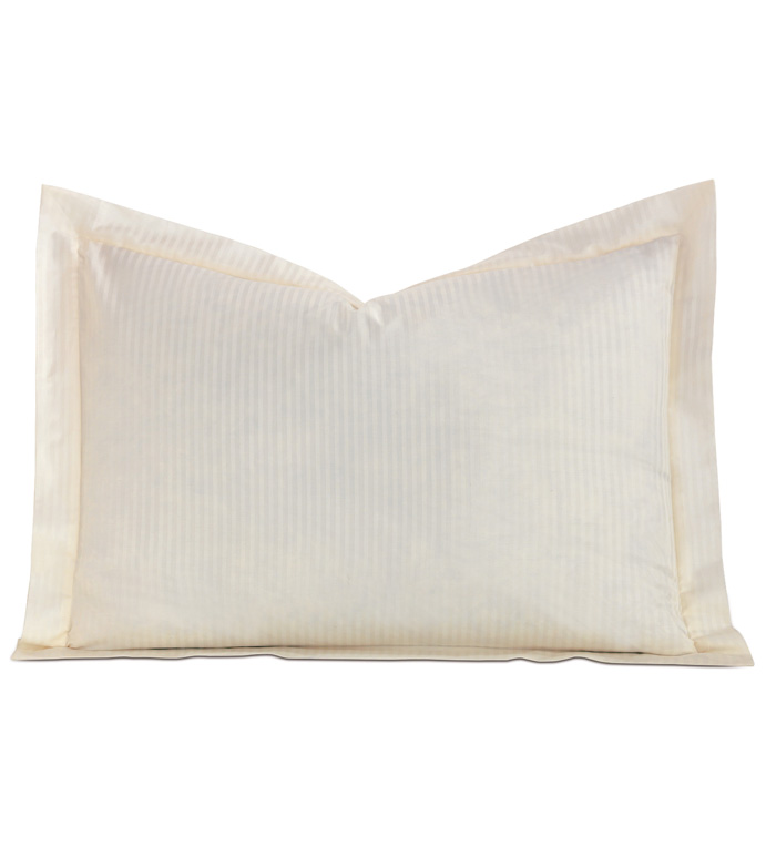 EMILIO IVORY STANDARD SHAM - ,