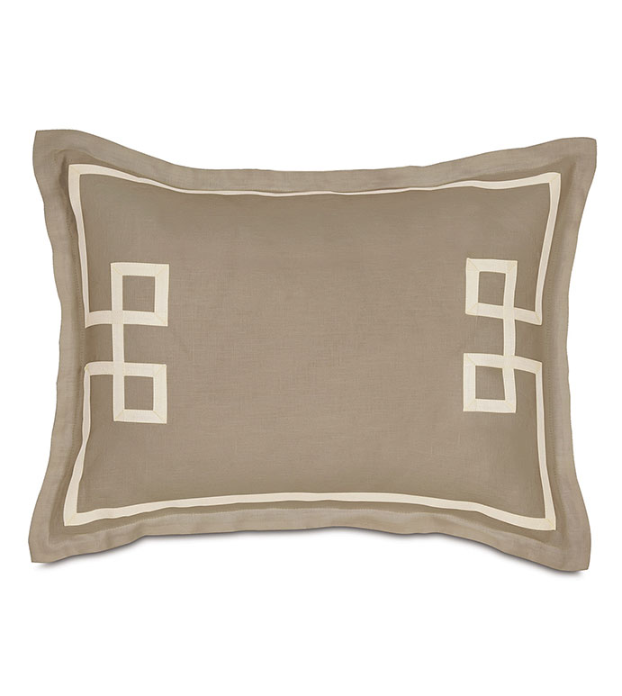 Resort Bisque Fret Standard Sham - ,