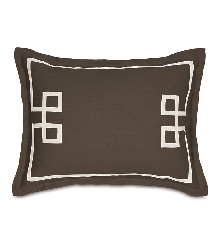 Resort Clay Fret Standard Sham - ,