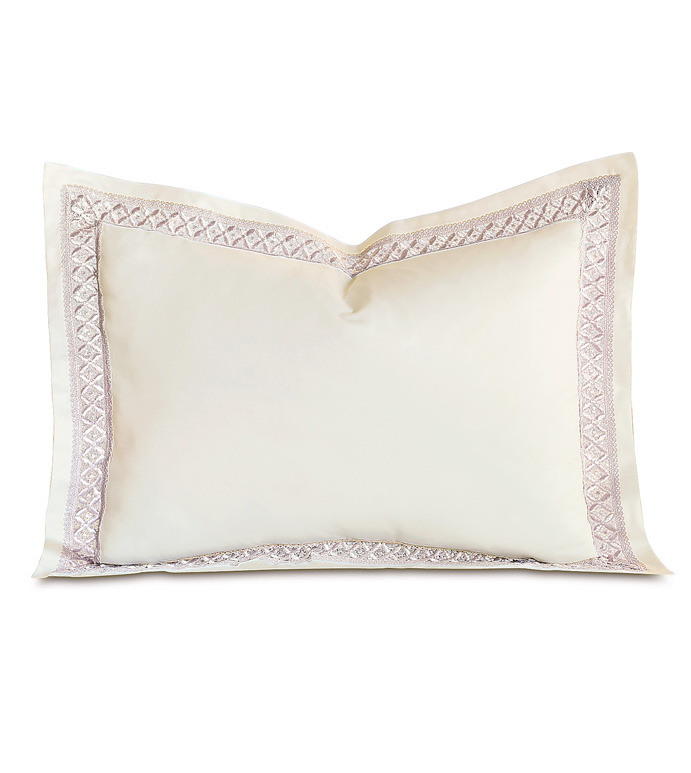 JULIET IVORY/FAWN STANDARD SHAM - ,