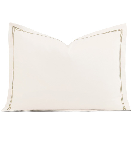 ENZO IVORY/SABLE STANDARD SHAM - ,