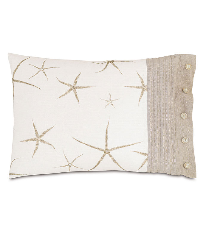 Tybee Natural Standard Sham (Right) - ,