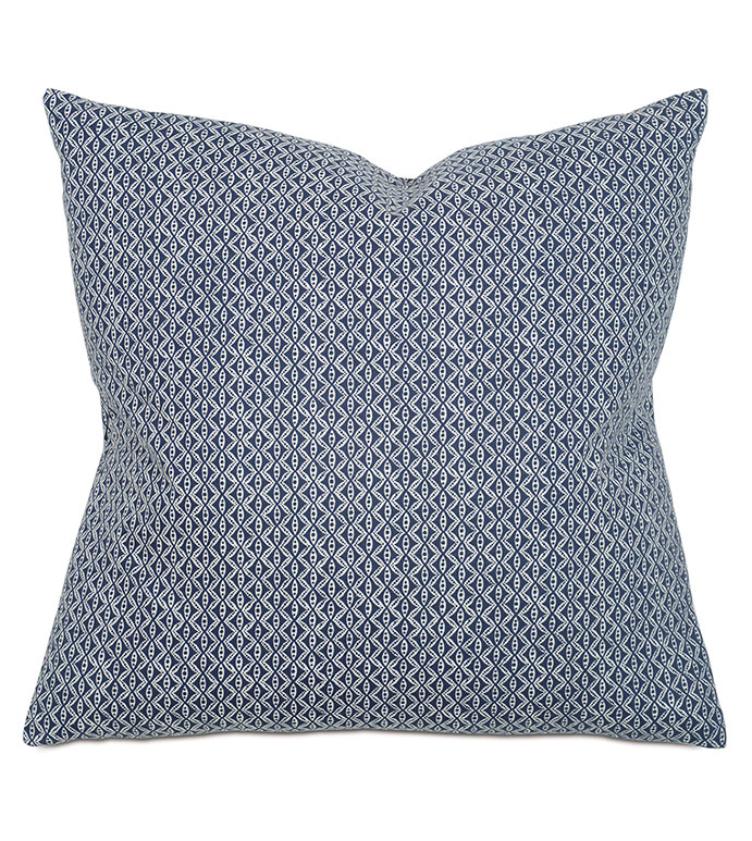 Tucker Indigo - PILLOW,ABSTRACT PILLOW,SQUARE PILLOW,TOSS CUSHION,THROW PILLOW,ACCENT PILLOW,PRINTED COVERED PILLOW,KNIFE EDGE TRIM FINISHING PILLOW,DECORATIVE PILLOW,ACCCENT PILLOW,UNISEX PILLOW