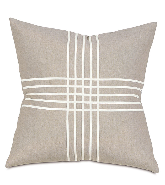 Greer Linen Criss-Cross - ,