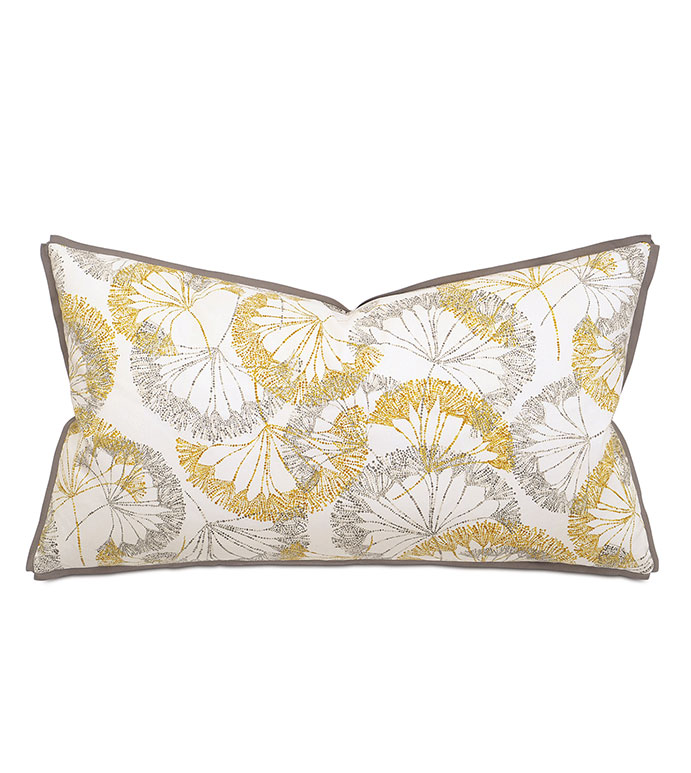 Bolina Saffron King Sham - PILLOW,THROW PILLOW,CONTEMPORARY PILLOW,RECTANGLE PILLOW,DECORATIVE PILLOW,KING SHAM PILLOW,KING SHAM ACCENT PILLOW,FEATHER PILLOW,ZIPPER CLOSURE PILLOW,GEO PILLOW COVER