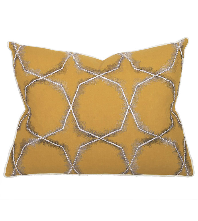 Nico Citron Standard Sham - PILLOW,CONTEMPORARY PILLOW,STANDARD SHAM,GEOMETRIC PILLOW,RECTANGLE PILLOW,THROW PILLOW,ACCENT PILLOW,DEORATIVE PILLOW,FEATHER PILLOW,UNISEX PILLOW,ZIPPER CLOSURE PILLOW