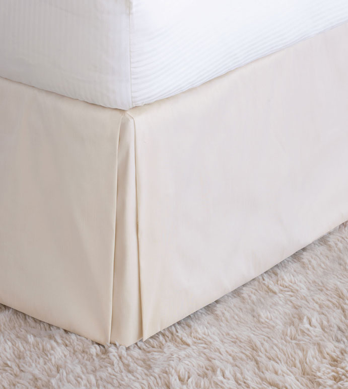 Edris Ivory Bed Skirt Eastern Accents Edris Ivory Bed Skirt Eastern Accents, Eastern King Bed Skirt