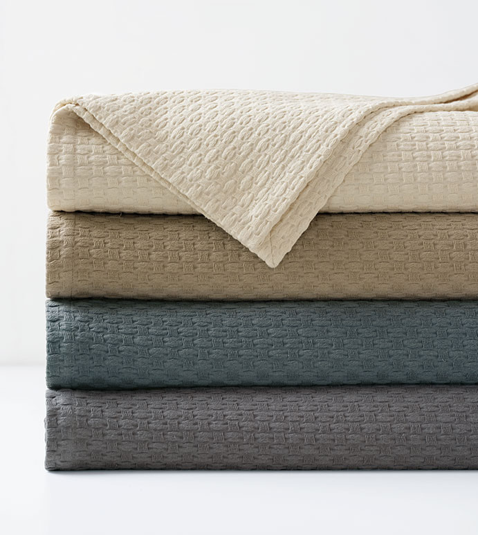 Tegan Matelasse Coverlet In Teal Eastern Accents