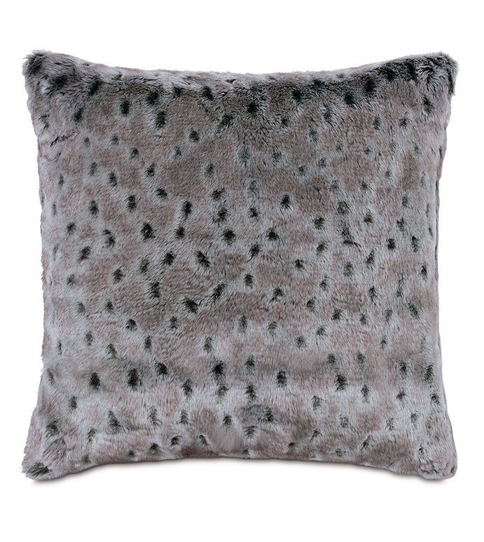 Midori Faux Fur Euro Sham Eastern Accents