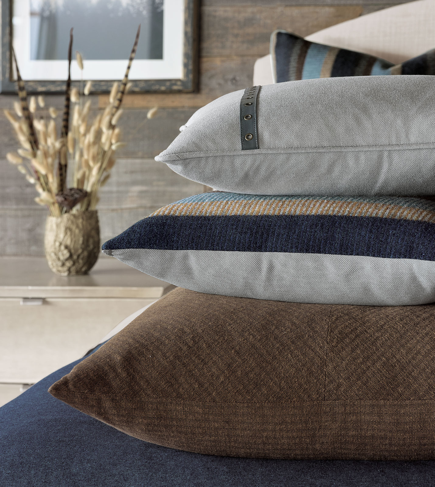 Higgins Striped Euro Sham Eastern Accents