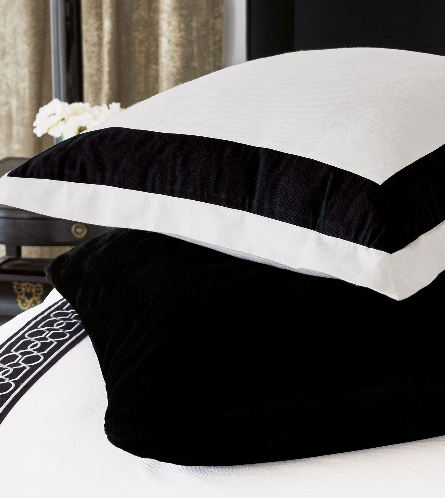 Roxanne Faux Fur Euro Sham Eastern Accents